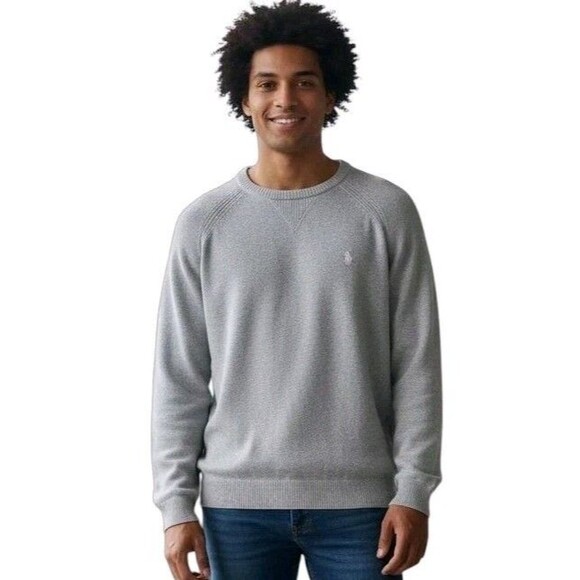 Polo Ralph Lauren Gray Long Sleeve Pullover Sweater Size XLarge Preppy Cabincore - Picture 1 of 10